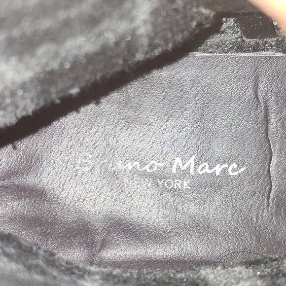 BRUNO MARC MENS BLACK MOTORCYCLE MILITARY COMBAT OXFORD BOOTS SIZE 7 - Picture 4 of 13